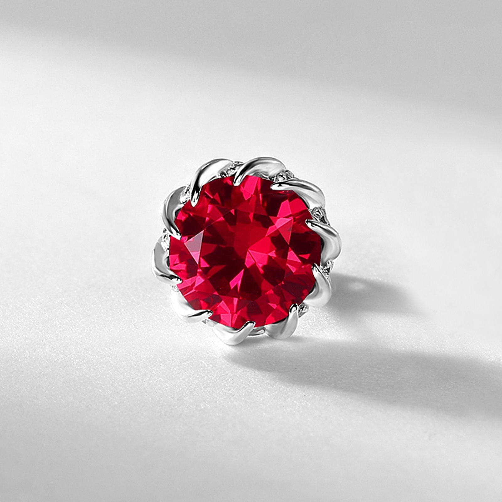 Green Moss Agate Pendant - 925 Silver Inlaid - Light Luxury Niche Necklace