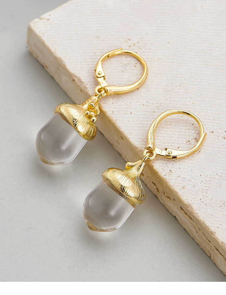 The Layering Pinecone Pendant - Delicate 925 Silver & Quartz Collarbone Chain - Effortless Minimalist Style