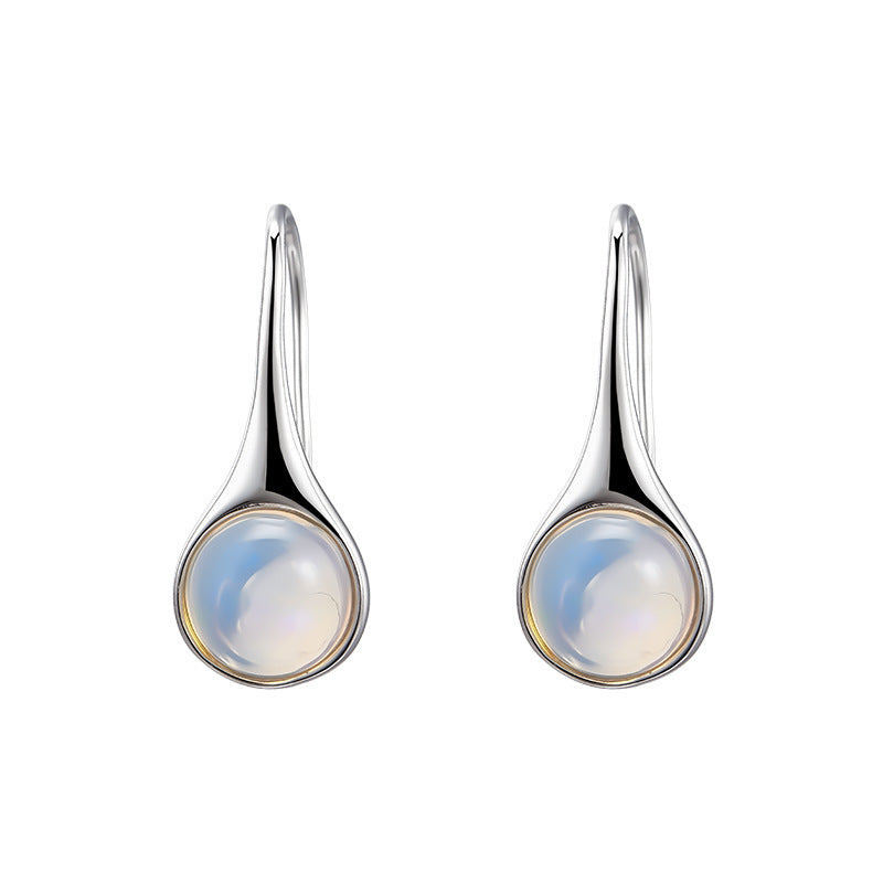 Amethyst Oval Earrings | 925 Sterling Silver | Minimalist Stud Earrings