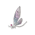 Dragonfly Brooch Pin - 925 Sterling Silver Statement Jewelry for Coat & Jacket