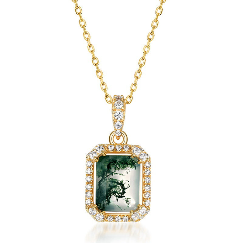 Cultivation Emerald Bracelet - 925 Silver Full Diamond - Versatile Premium Banquet