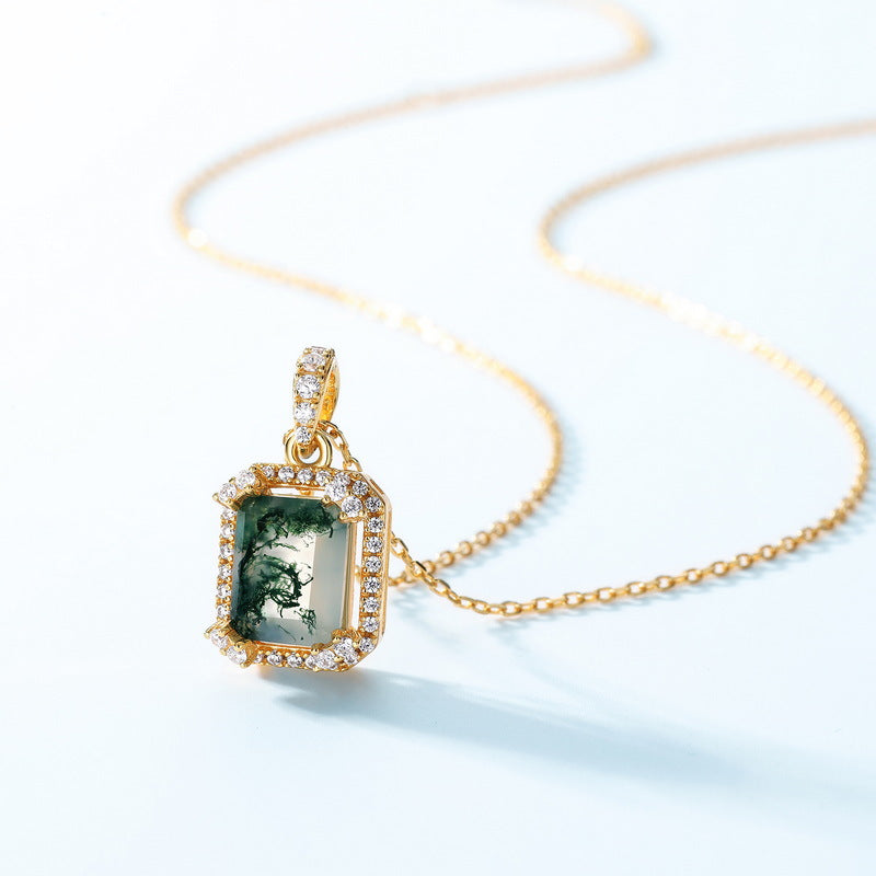 Cultivation Emerald Bracelet - 925 Silver Full Diamond - Versatile Premium Banquet