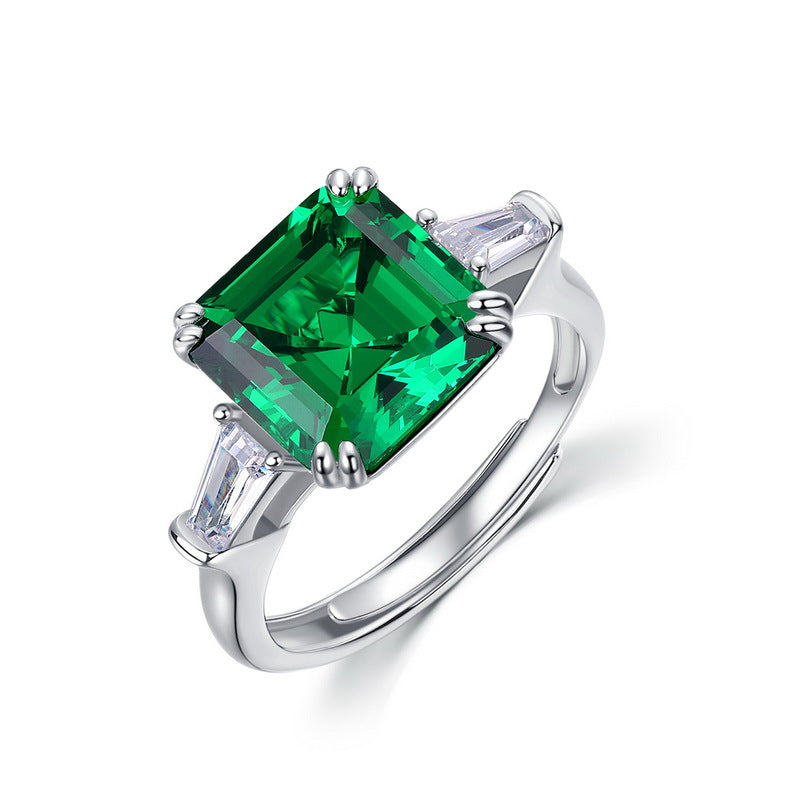 Simple Cultivation Red Treasure Ring - 925 Silver Fashionable - Popular Women's Ring