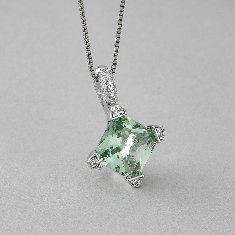 925 Sterling Silver Amethyst Flower Stud Earrings - Vintage Design