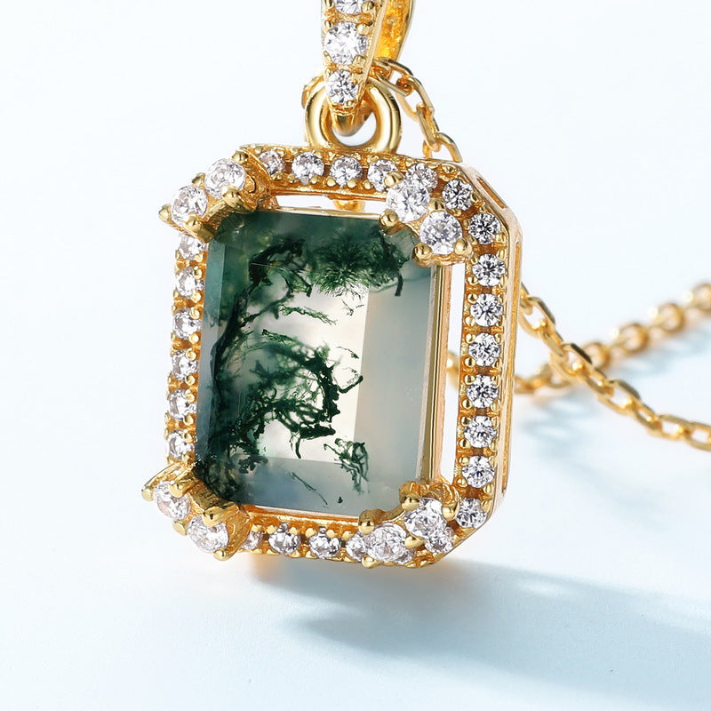 Cultivation Emerald Bracelet - 925 Silver Full Diamond - Versatile Premium Banquet