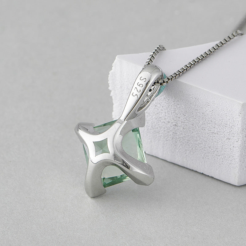 925 Sterling Silver Amethyst Flower Stud Earrings - Vintage Design