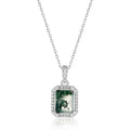 Cultivation Emerald Bracelet - 925 Silver Full Diamond - Versatile Premium Banquet