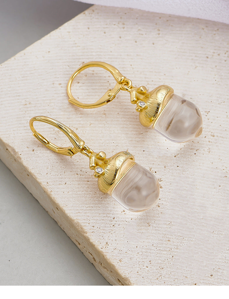 The Layering Pinecone Pendant - Delicate 925 Silver & Quartz Collarbone Chain - Effortless Minimalist Style