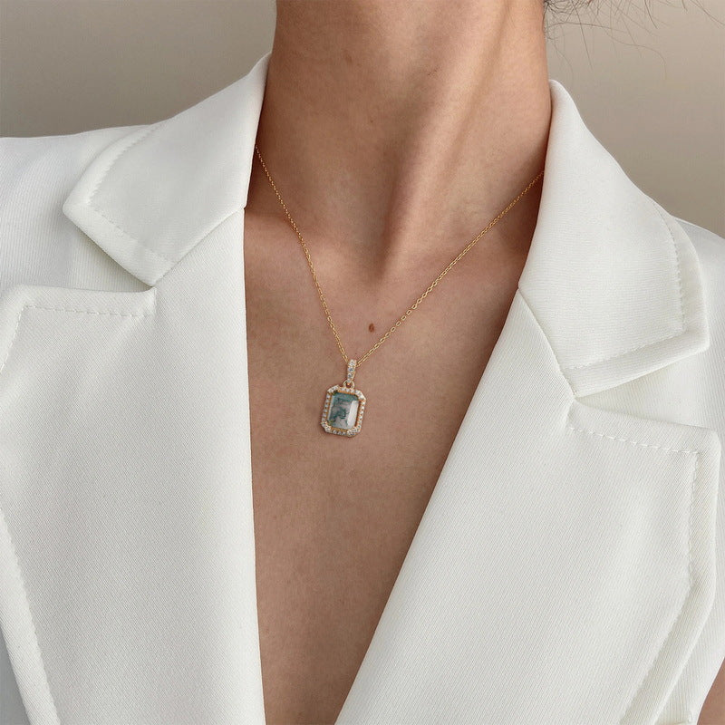 Cultivation Emerald Bracelet - 925 Silver Full Diamond - Versatile Premium Banquet