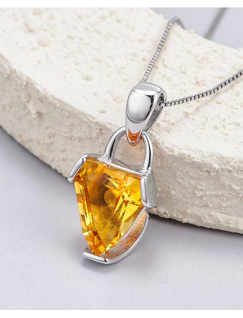 Office to Evening Citrine Ring - Adjustable 925 Silver with Natural Gemstone - Minimalist Heirloom Jewelry