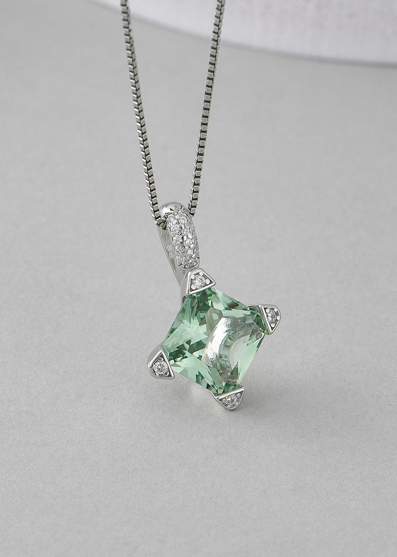 925 Sterling Silver Amethyst Flower Stud Earrings - Vintage Design