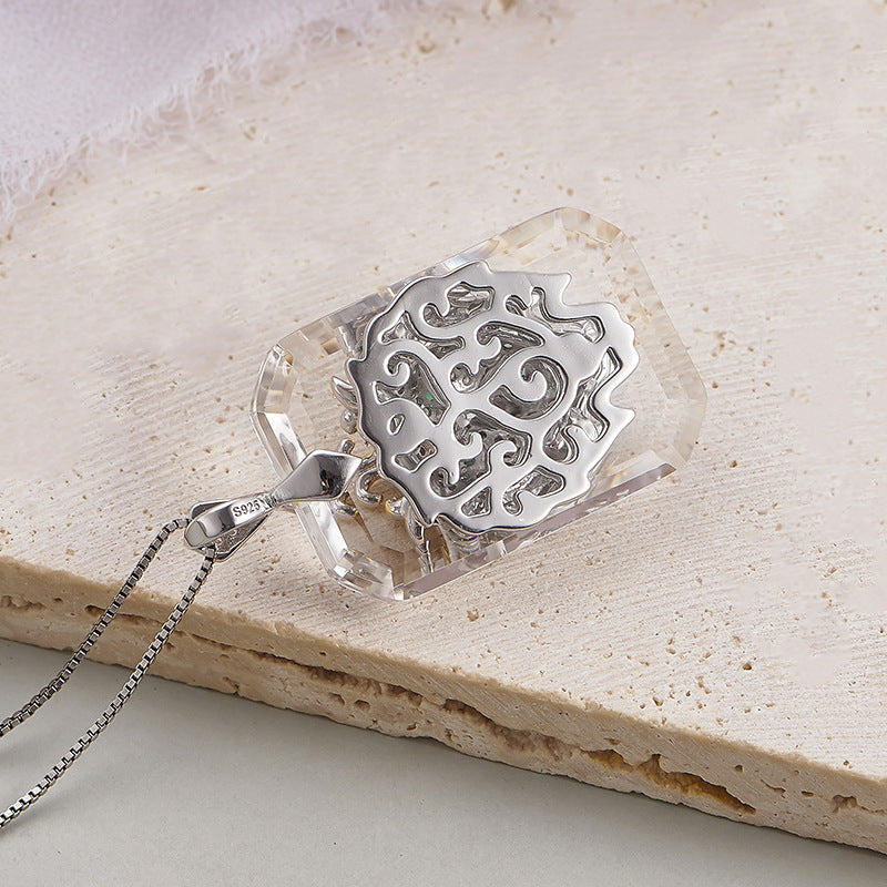 925 Sterling Silver Amethyst Flower Stud Earrings - Vintage Baroque