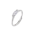 The Parisian Chic Ring - Dainty Moissanite & Sterling Silver - A Timeless Piece of Quiet Luxury